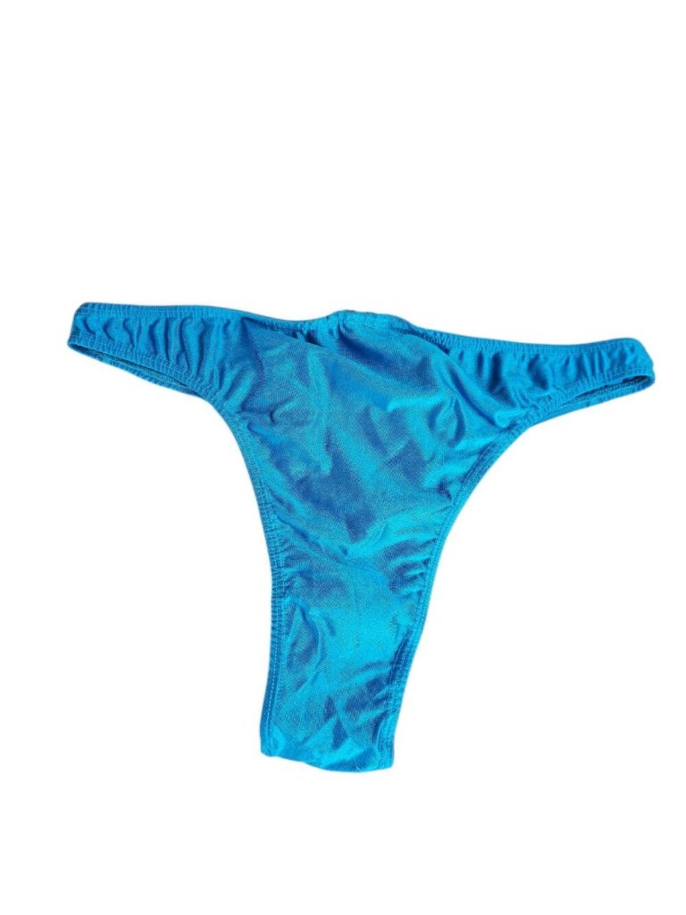 RISE Wear Mens Large Posing Swim Brief Blue Shiny Spandex International Male - Picture 3 of 4